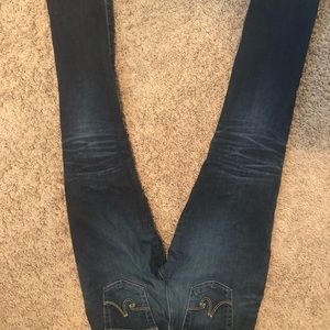 The stilt cigarette leg AG jean